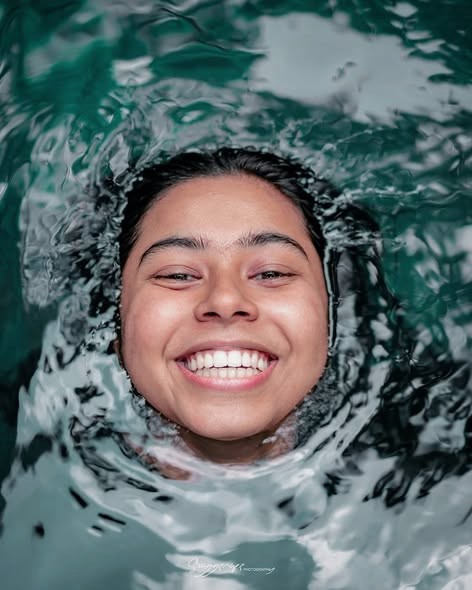 Creative pool portrait photography in Colombo, Sri Lanka