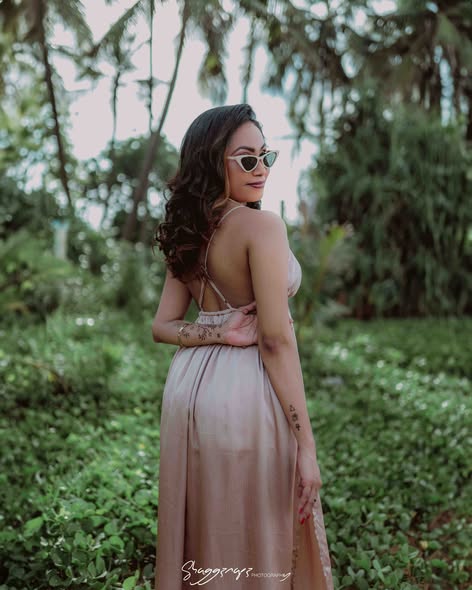 Tropical garden portrait photography in Sri Lanka